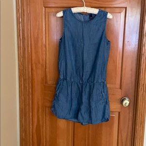 Gap denim romper small